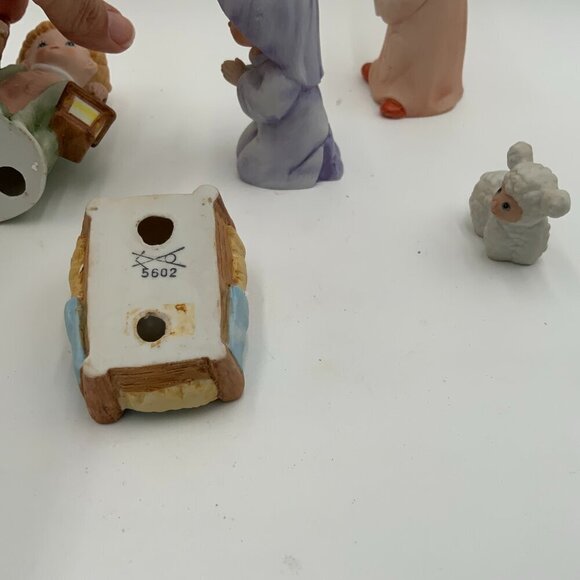 HOMCO Vintage Children Nativity Scene 5 Pieces No 5602 Figurine Set Complete - Picture 2 of 9